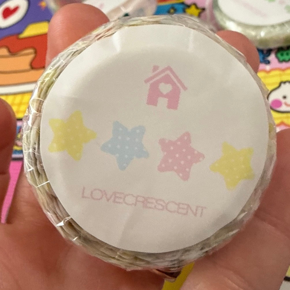Love Crescent Die-cut Washi Tape Roll