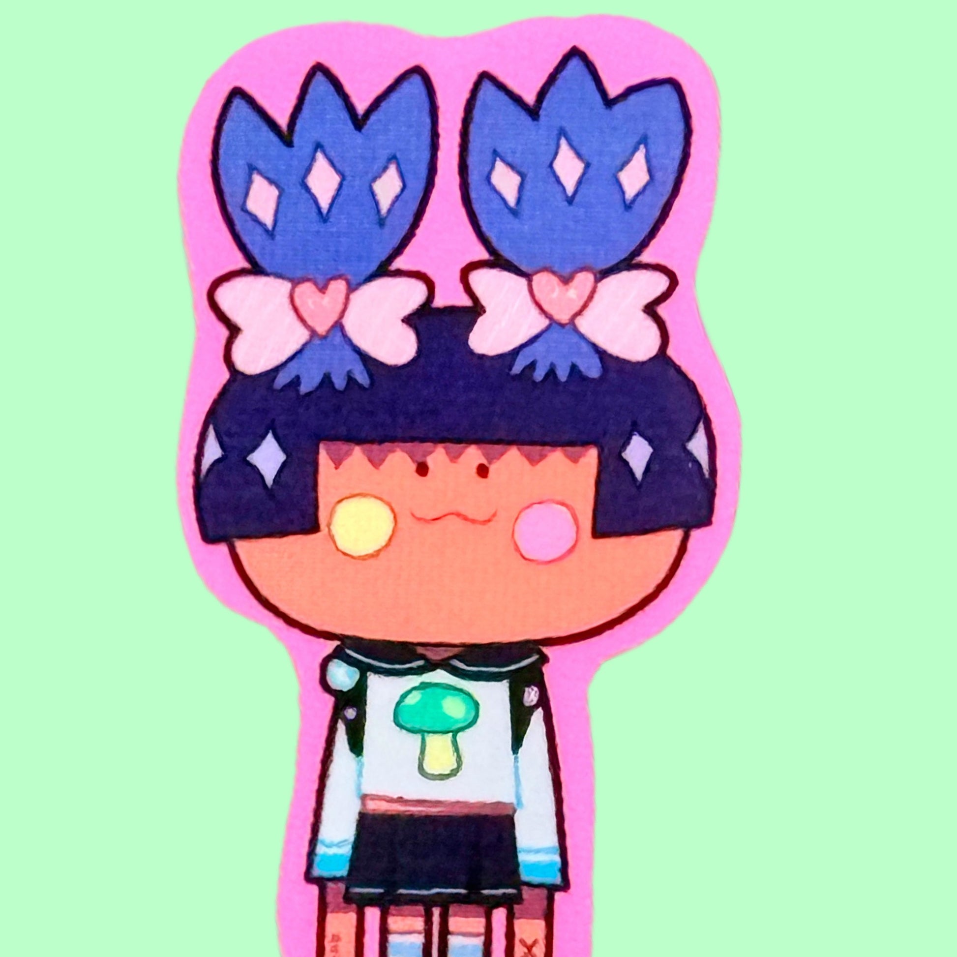 Leenahoo Neon Snippety Girls Sticker Pack - Dandy Mail