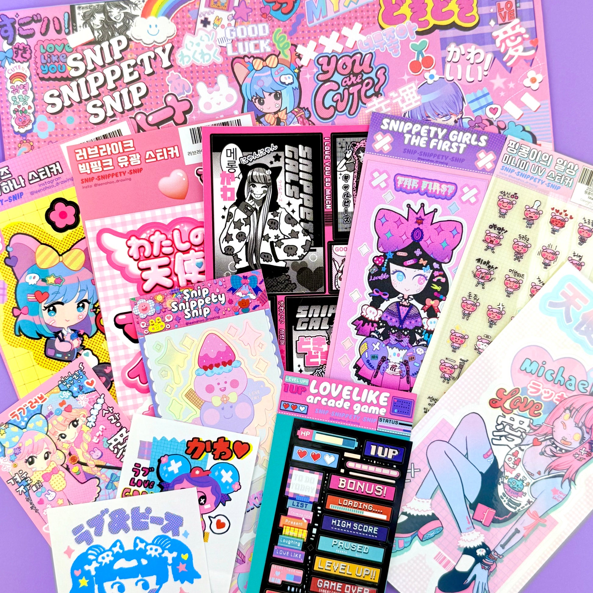 Leenahoo Mystery Sticker Pack - Dandy Mail