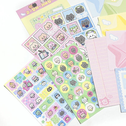 Ppomppom Studio School Cat Pack