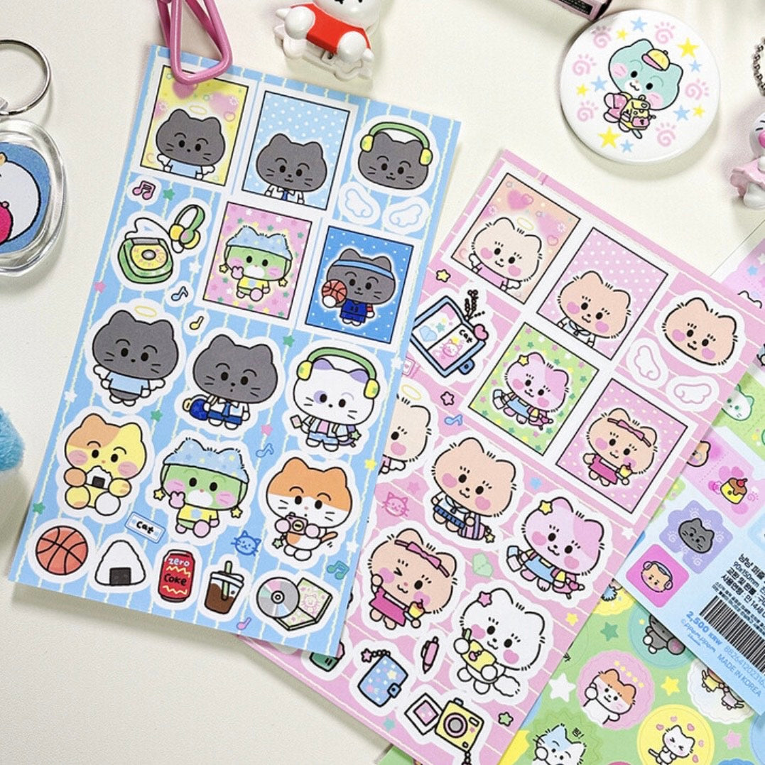 Ppomppom Studio School Cat Pack