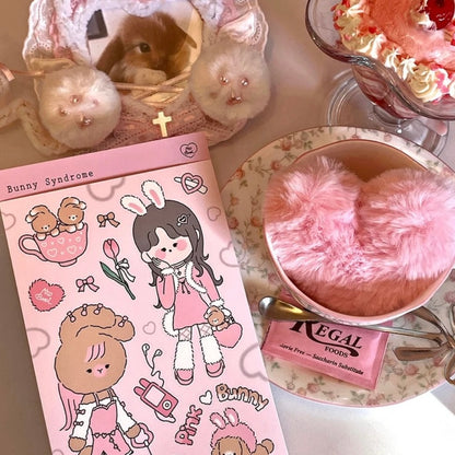 Ato and Bandi Bunny Syndrome Sticker Sheet - Dandy Mail