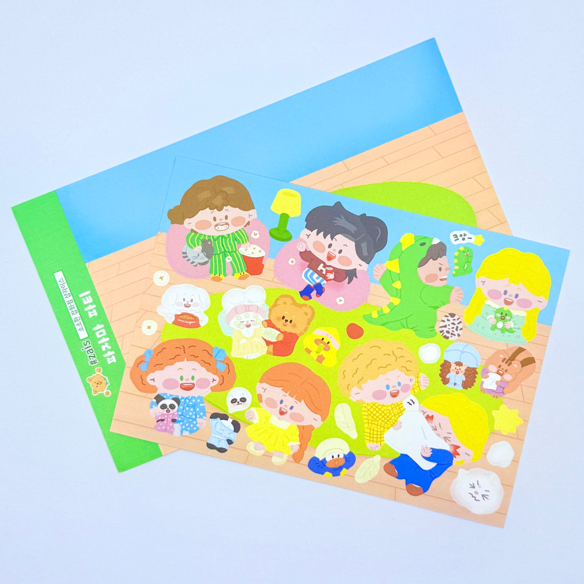 Shop Zais Slumber Party Sticker Sheet - Dandy Mail