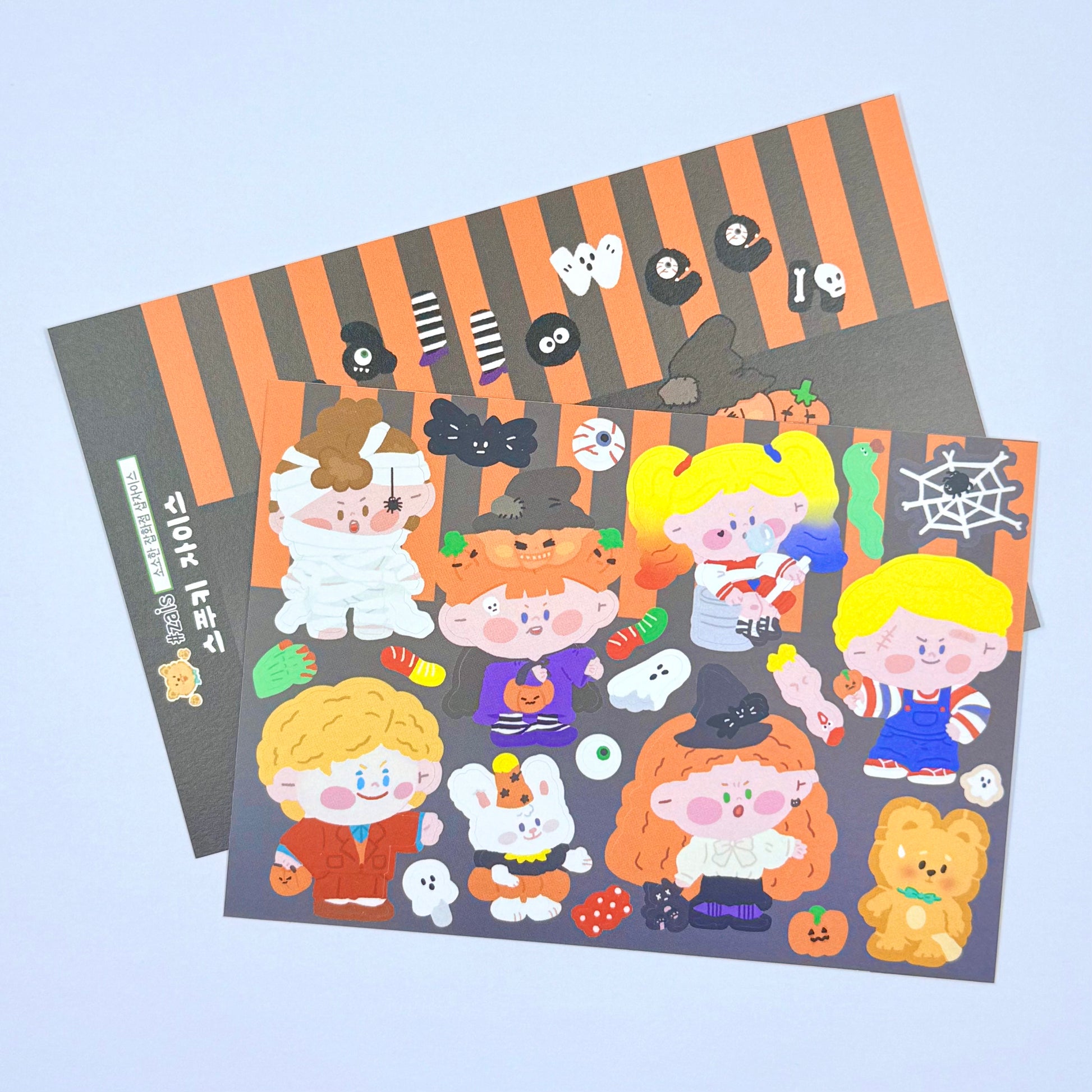 Shop Zais Spooky Sticker Sheet - Dandy Mail