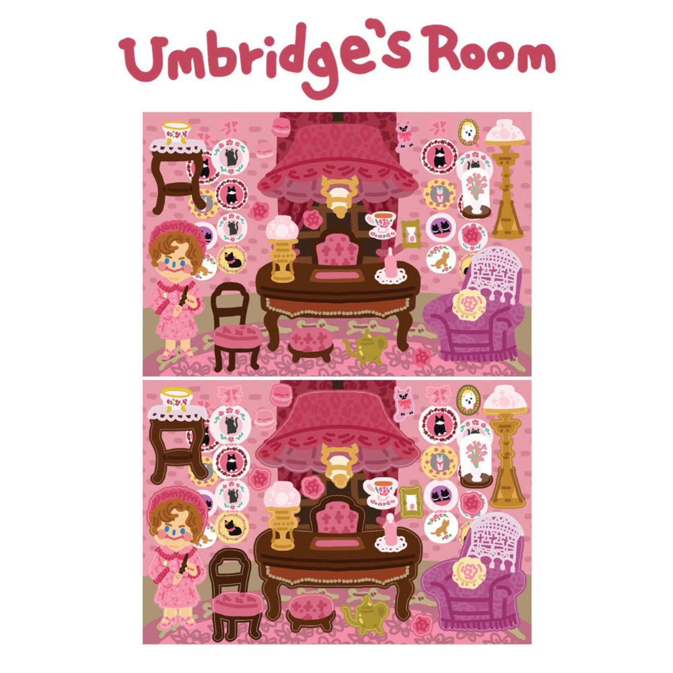 Dinga Mart Umbridge's Room Sticker Sheet - Dandy Mail