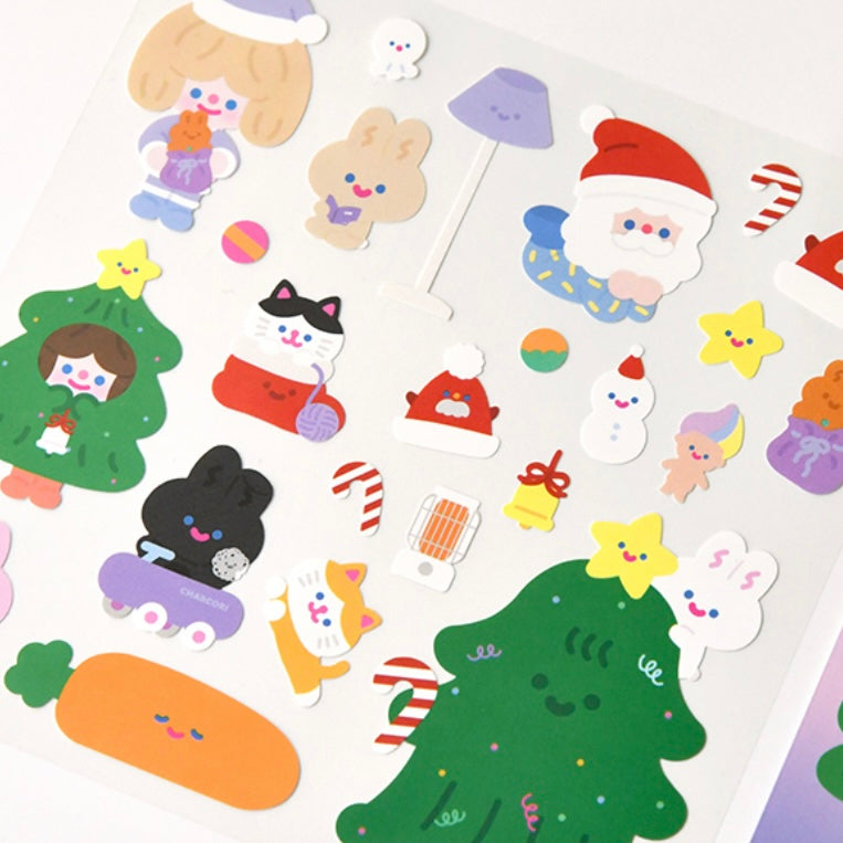 Recorder Factory Happy Winter Inside Sticker Sheet - Dandy Mail