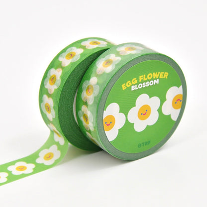 Recorder Factory Egg Flower Blossom Washi Tape