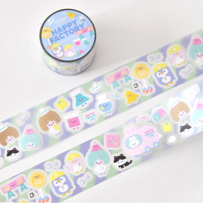 Recorder Factory Happy Factory Sticker Roll
