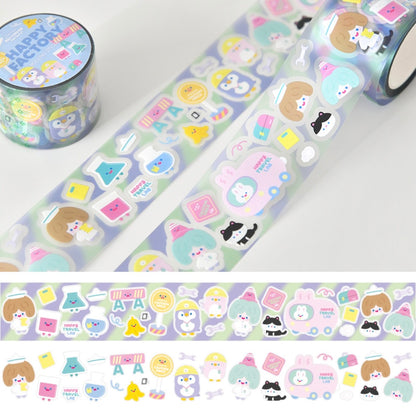 Recorder Factory Happy Factory Sticker Roll