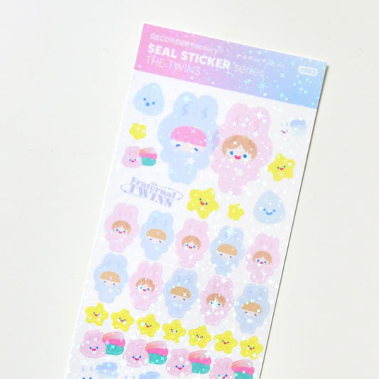 Recorder Factory The Twins Sticker Sheet