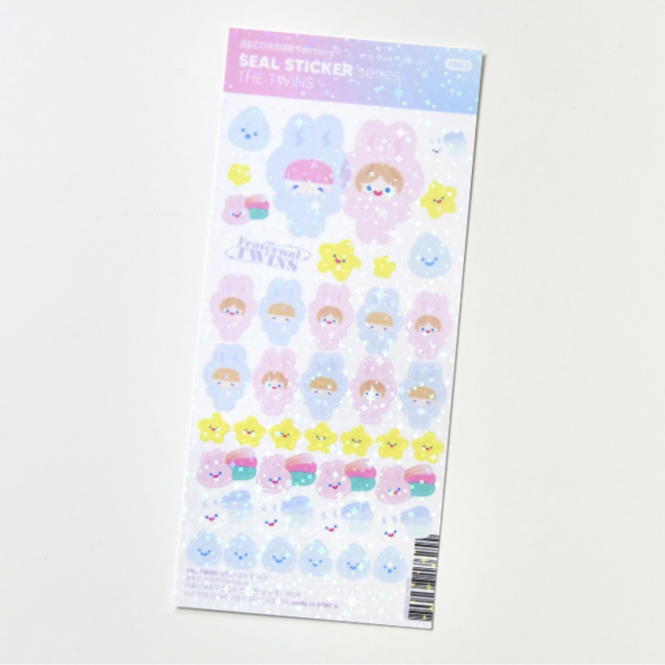 Recorder Factory The Twins Sticker Sheet