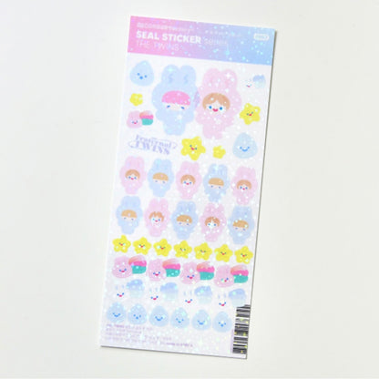 Recorder Factory The Twins Sticker Sheet