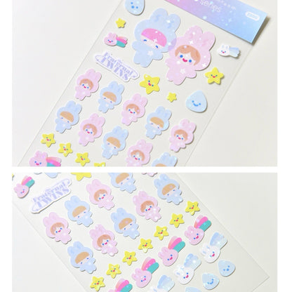 Recorder Factory The Twins Sticker Sheet