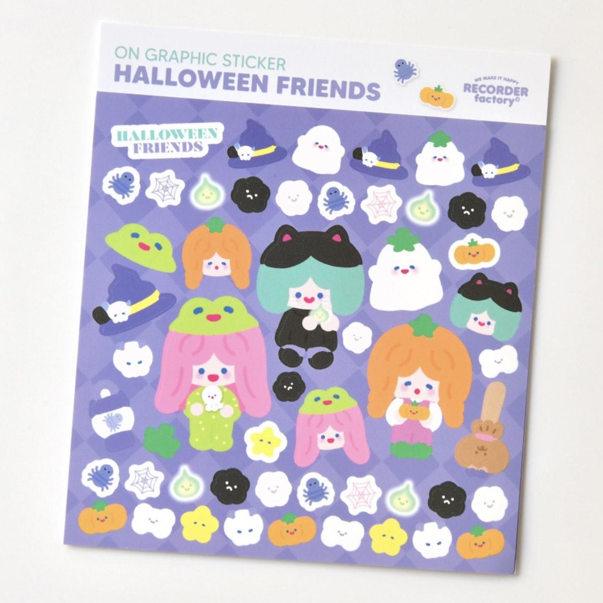 Recorder Factory Halloween Friends Sticker Sheet