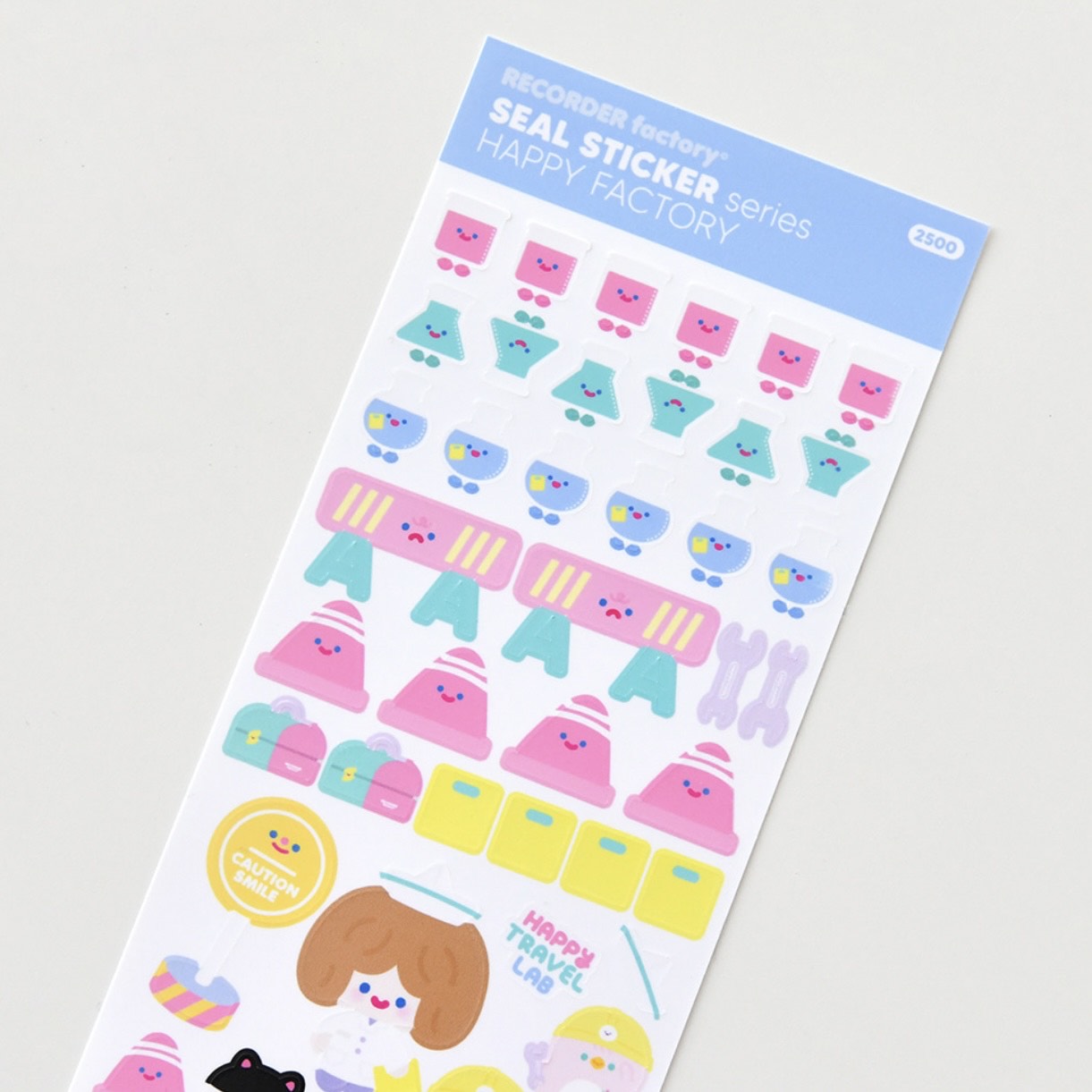 Recorder Factory Happy Factory Sticker Sheet