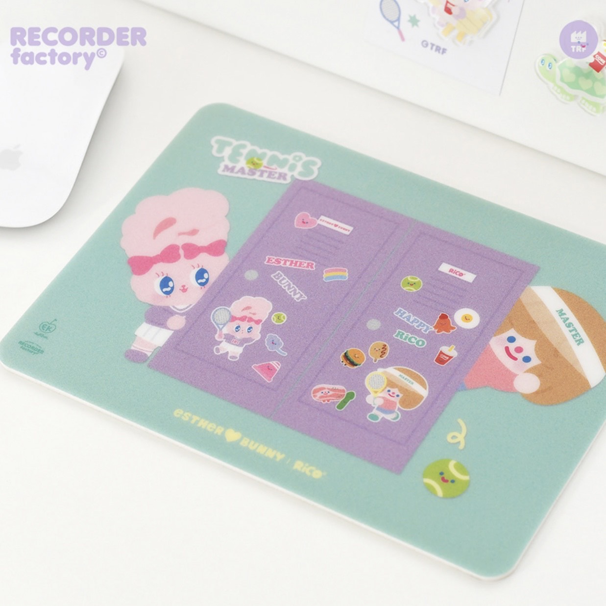 Recorder Factory Esther Bunny x Rico Pen Mouse Pad