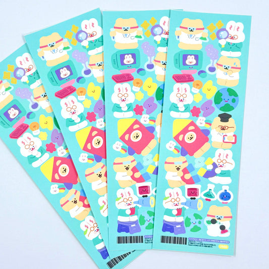 Recorder Factory x Roomroom Happy Lab Sticker Sheet