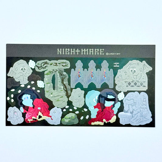 Luesey Sky Gargoyles Sticker Sheet - Dandy Mail
