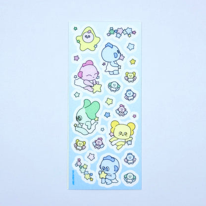 Luesey Sky Glitter Babies Sticker Sheet - Dandy Mail