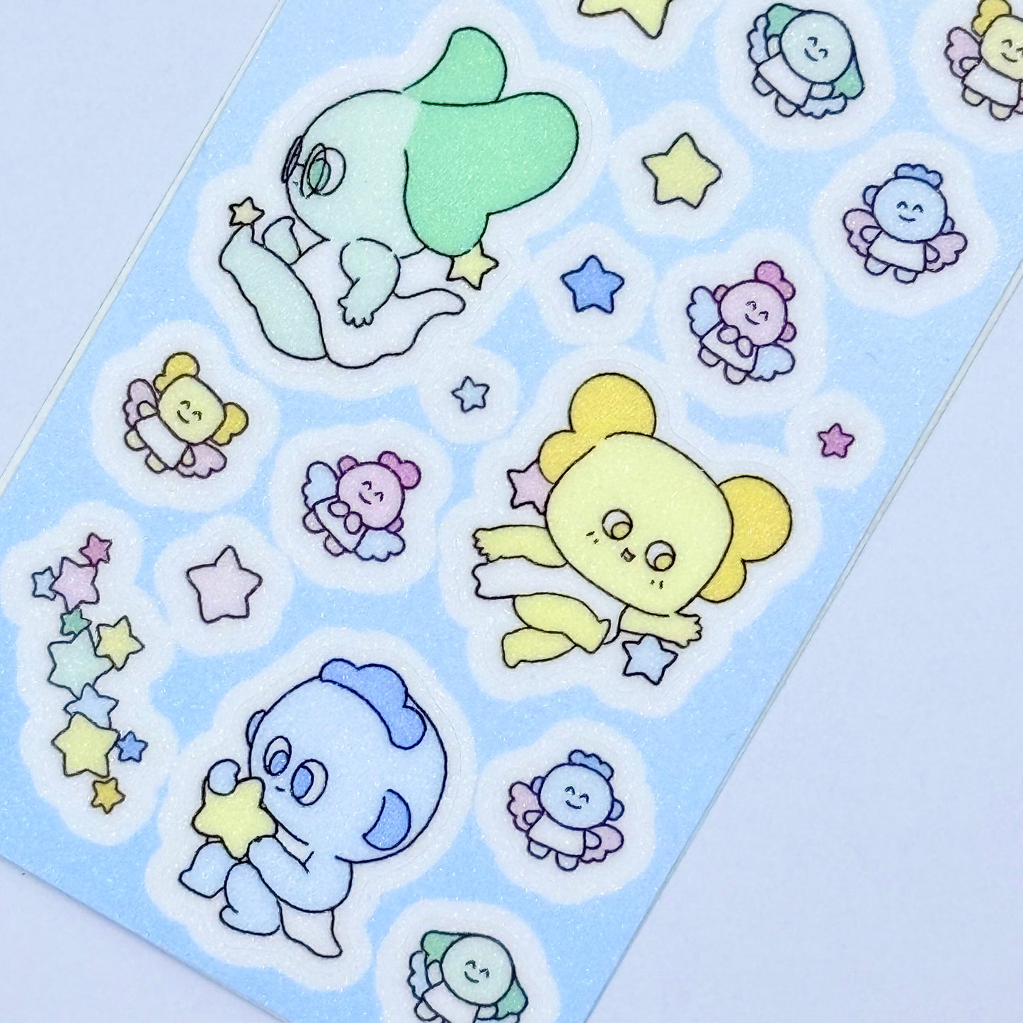 Luesey Sky Glitter Babies Sticker Sheet - Dandy Mail