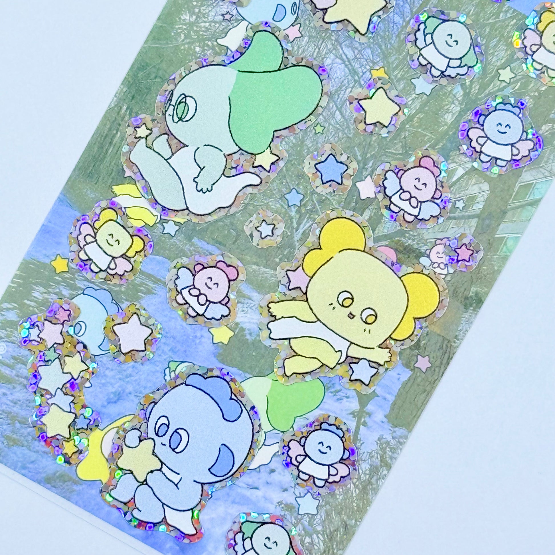Luesey Sky Glitter Babies Sticker Sheet - Dandy Mail