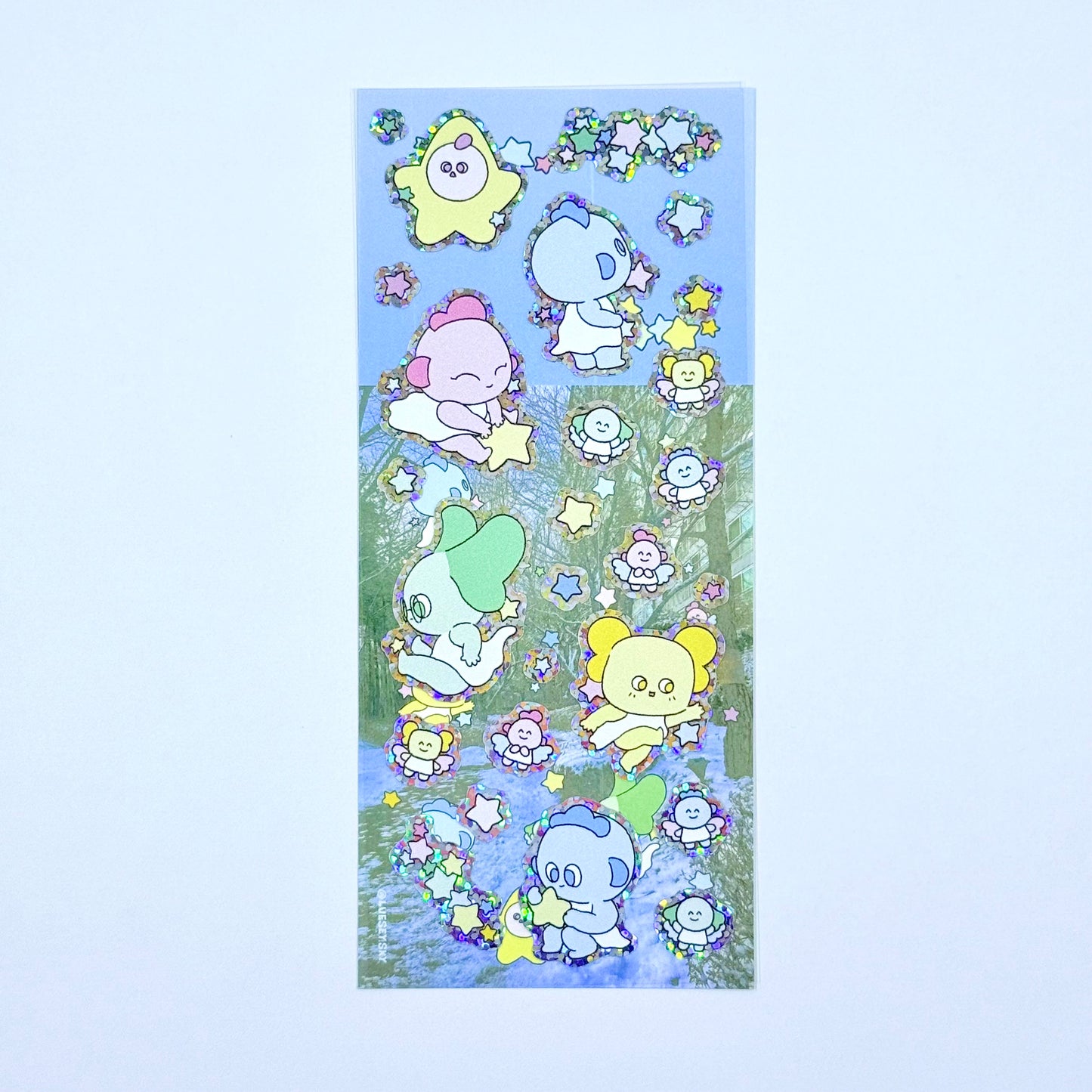 Luesey Sky Glitter Babies Sticker Sheet - Dandy Mail