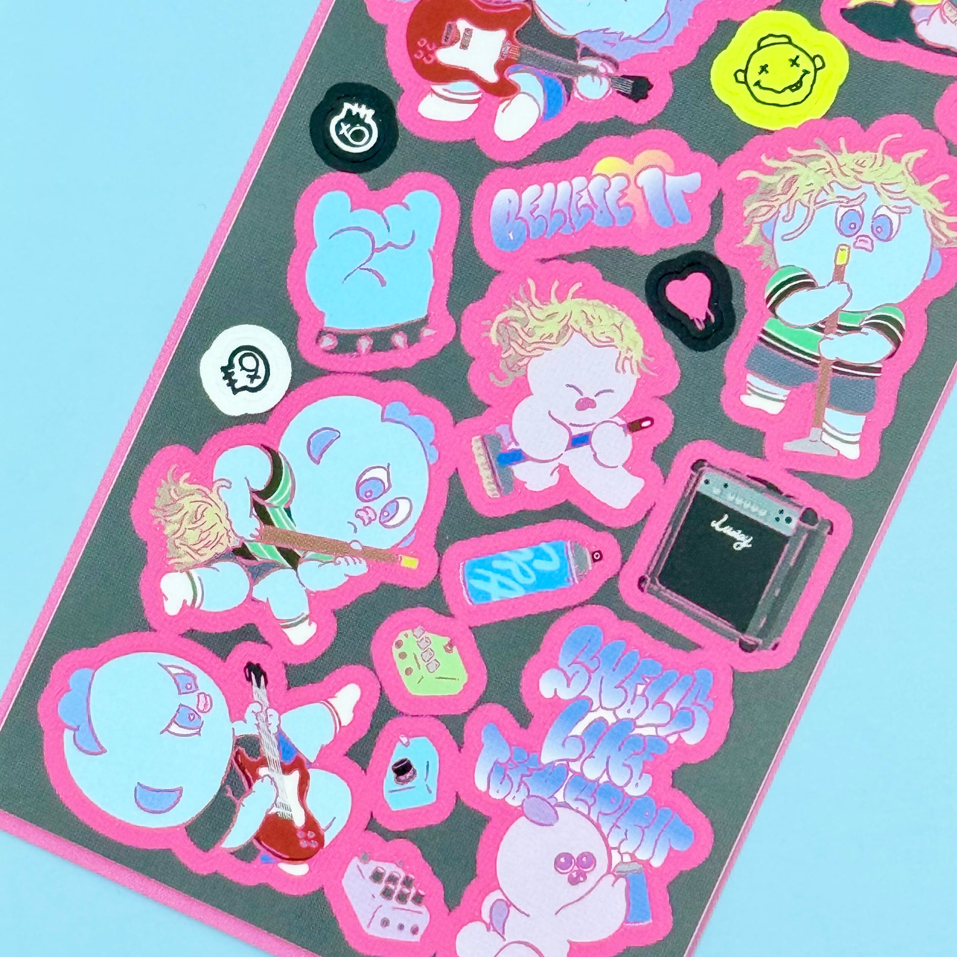 Luesey Sky Kings Of Cuteness Sticker Sheet - Dandy Mail