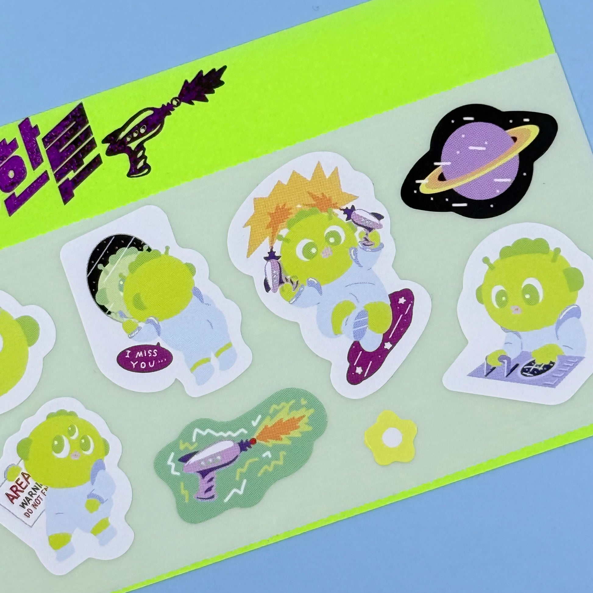 Luesey Sky Double Sticker Sheet - Dandy Mail