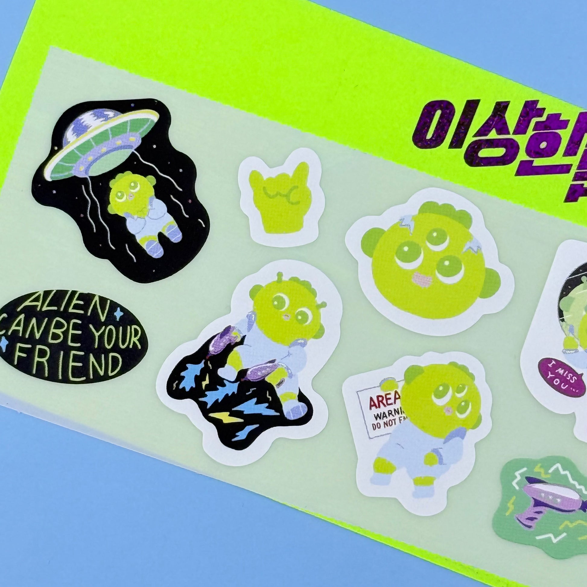 Luesey Sky Double Sticker Sheet - Dandy Mail