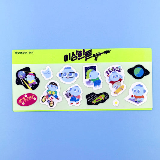 Luesey Sky Double Sticker Sheet - Dandy Mail