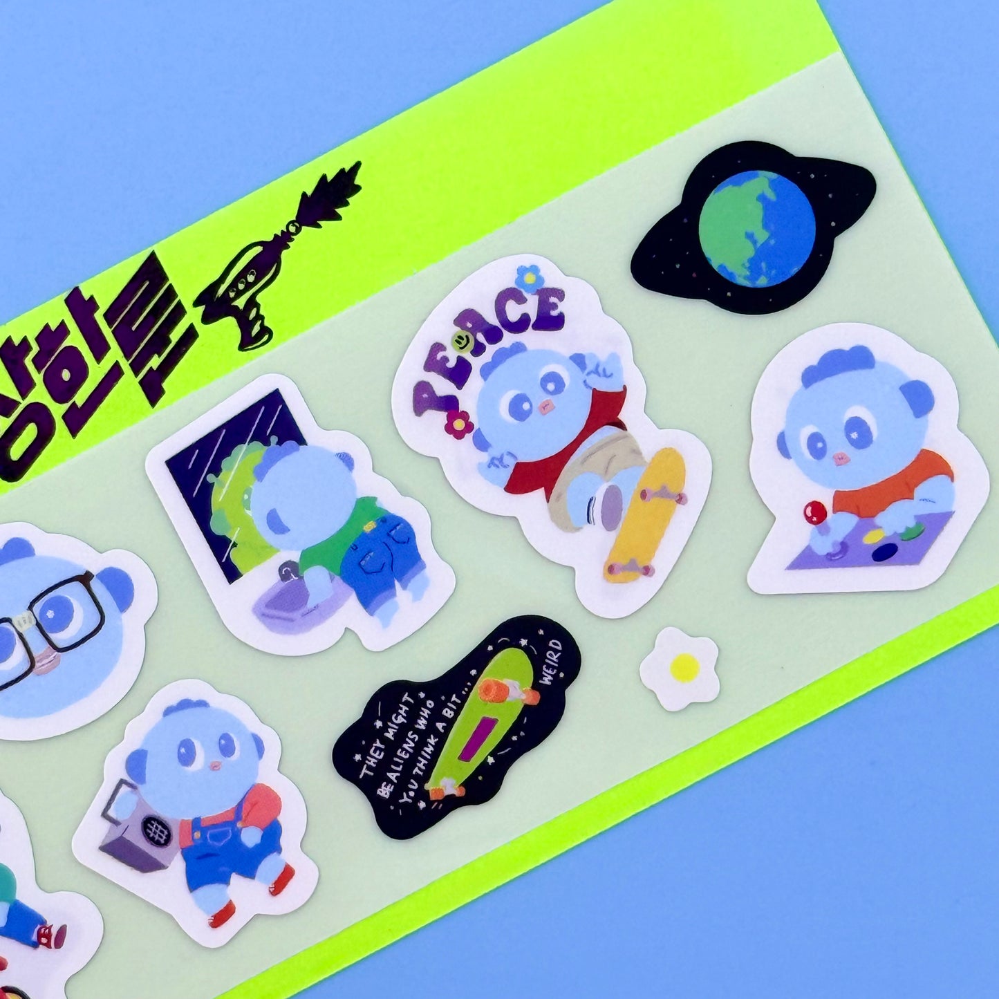 Luesey Sky Double Sticker Sheet - Dandy Mail