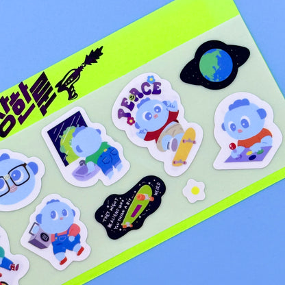 Luesey Sky Double Sticker Sheet - Dandy Mail
