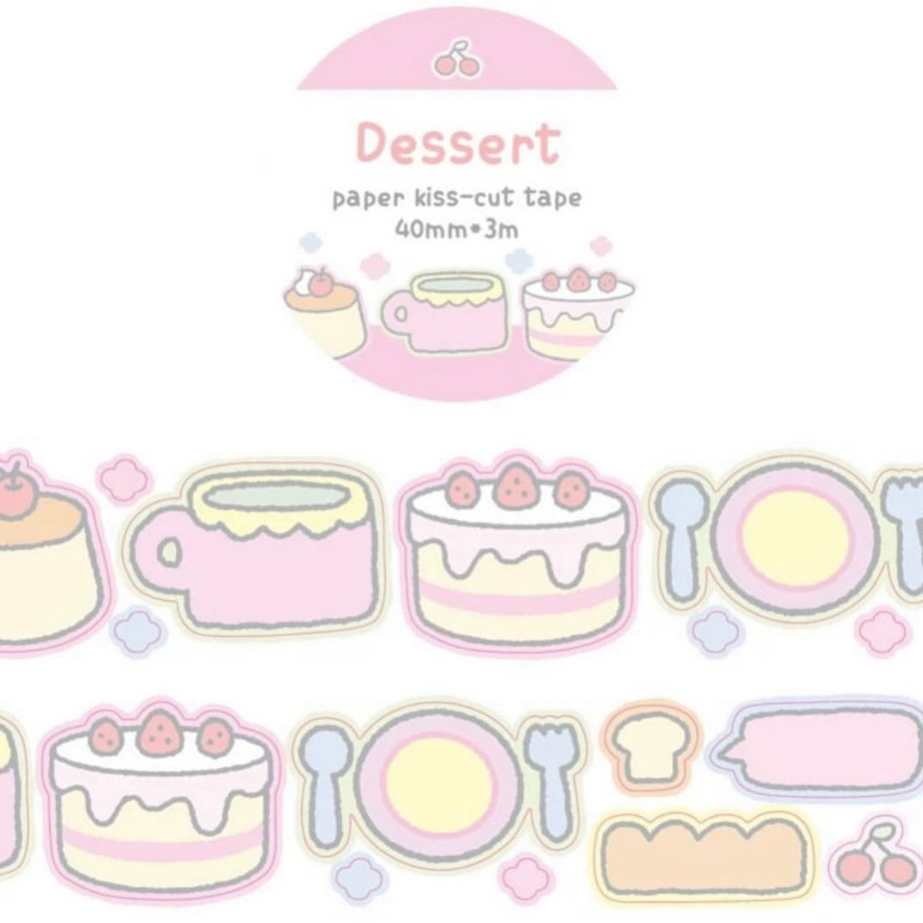 Cooking Cookie Dessert Sticker Roll - Dandy Mail