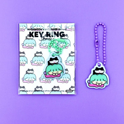 Recorder Factory x Roomroom Puffy Key Ring