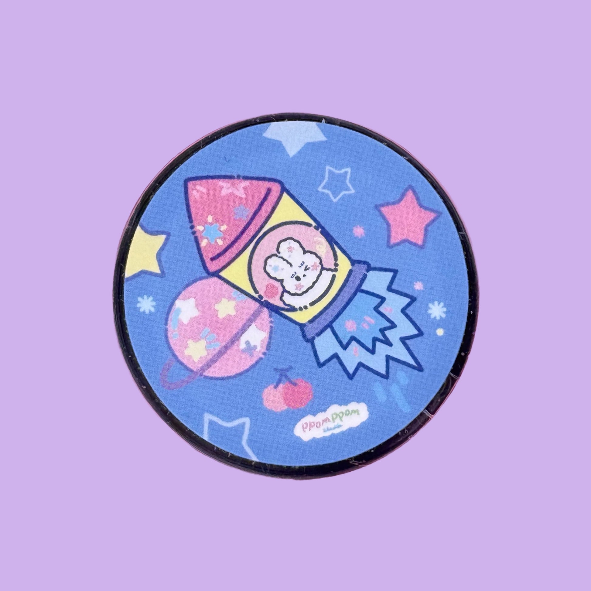 Ppomppom Studio Rocket Ship Sticker Roll - Dandy Mail