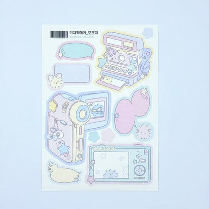 Winnie Village Y2K Memo Sticker Sheet(s) - Dandy Mail