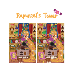 Dinga Mart Rapunzel's Tower Sticker Sheet - Dandy Mail